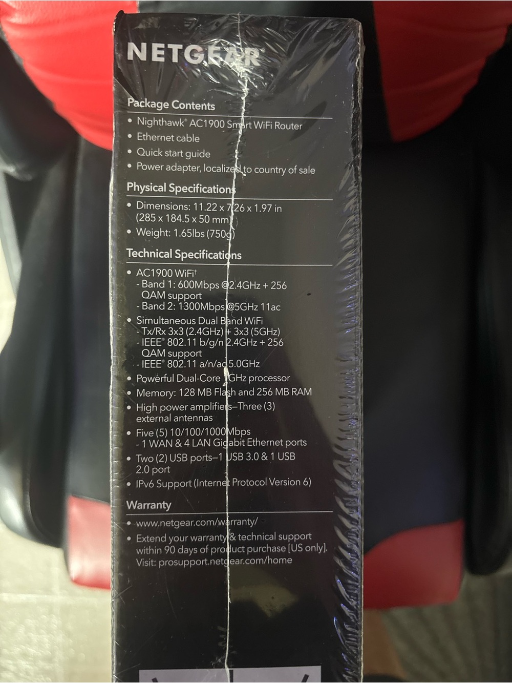 NETGEAR Nighthawk AC1900 Smart WiFi Router (Model R7000) - Picture 5 of 9